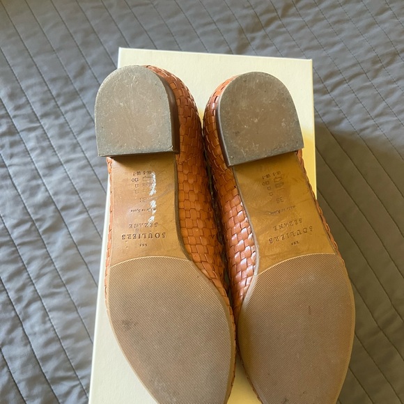 Sezane Woven Leather Flats in Tan
Anya Ballerinas - Picture 4 of 5